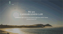Desktop Screenshot of cannabusinesslaw.com